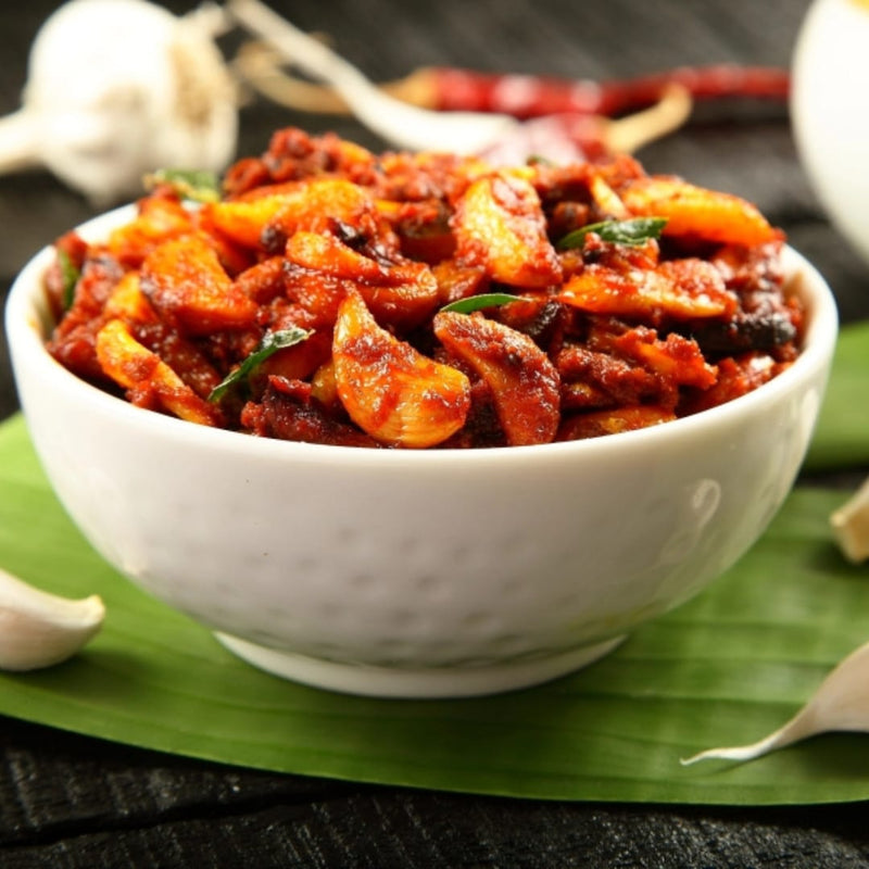 Garlic Pickle Spicy Tangy Delight